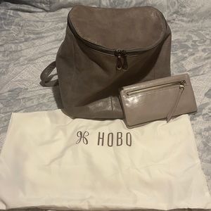 Hobo backpack and wallet